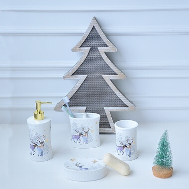 bath accessories set